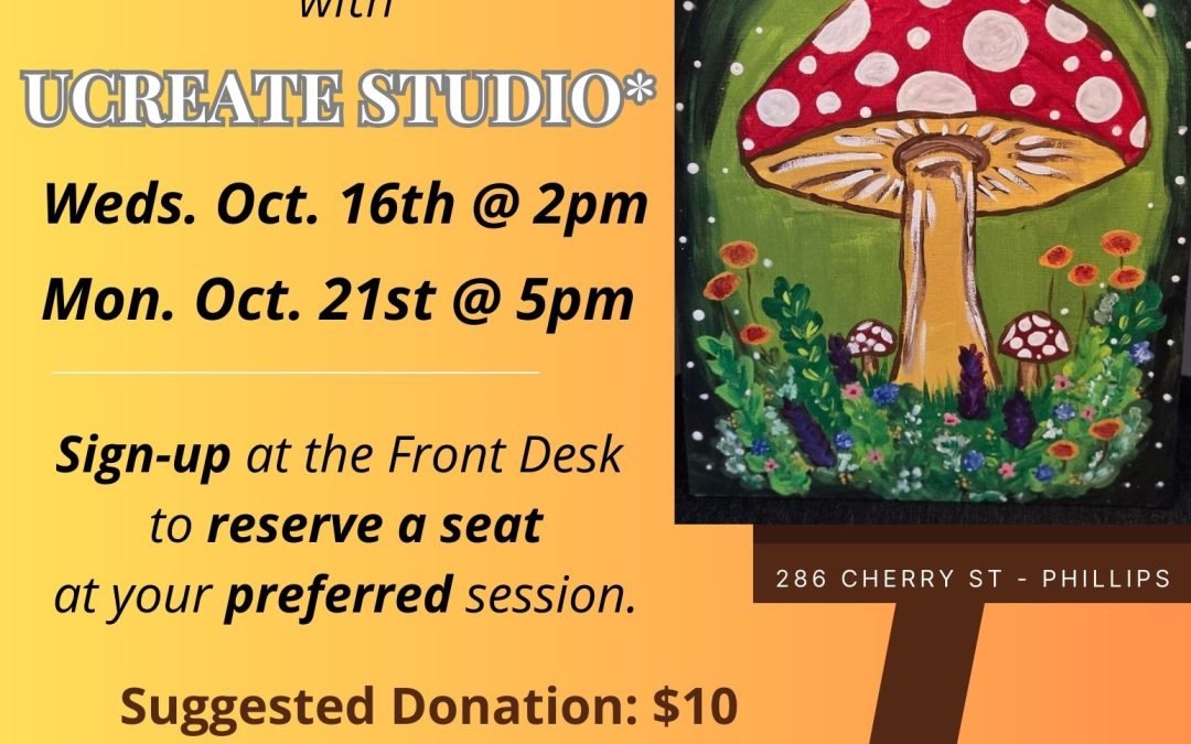 flier for October painting classes