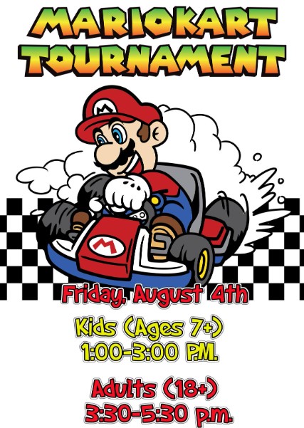 Mario Kart Tournament  Rowan County Public Library