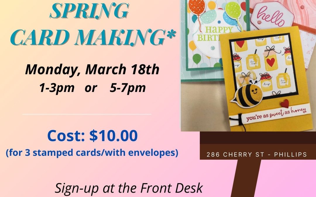 Spring Card Making
