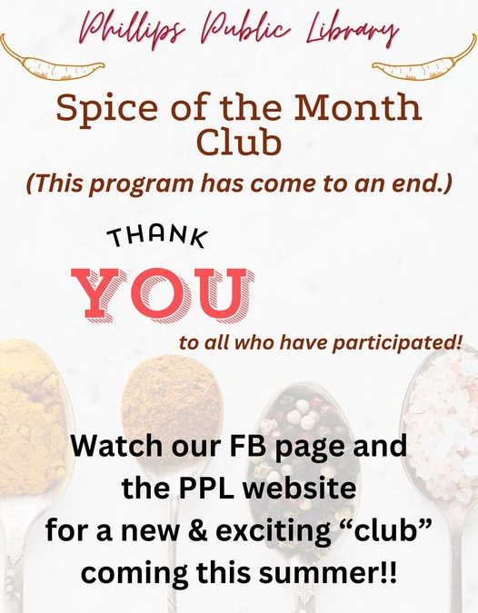 Spice of the Month Club Has Come to an End