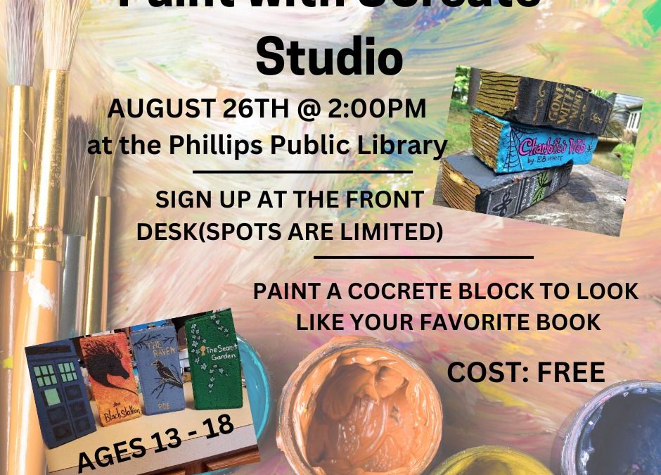 Youth Paint with U-Create Studio Monday August 26th