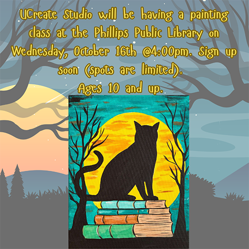 Youth Paint with U-Create Studio Wednesday October 16th