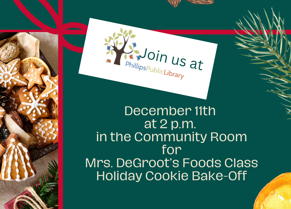 Mrs. DeGroot’s Foods Class Holiday Cookie Bake-Off