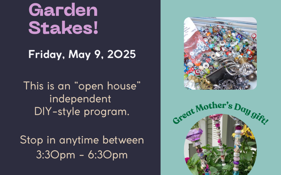 Pop-In Make & Take Event Friday May 9th